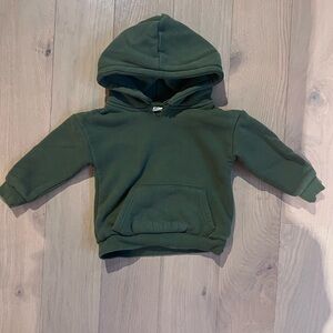 Kids Tales Olive Green Hoodie & Jogger Set
